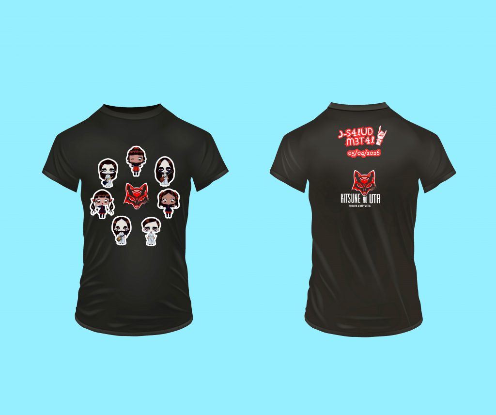 JS4ludM3t4l - Playera Kitsune No Uta Kawaii Circle
